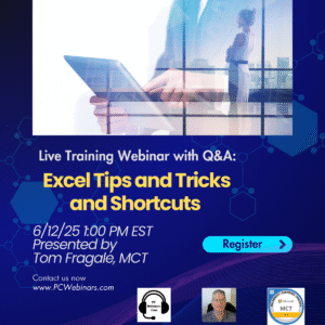 Excel Tips and Tricks and Shortcuts - 6-12-2025