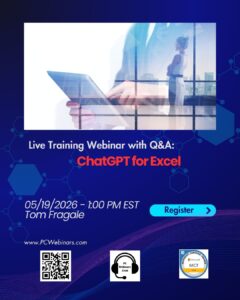 ChatGPT for Excel – 05/19/2026