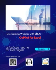 CoPilot for Excel – 06/09/2026