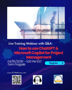 How to use ChatGPT & Microsoft Copilot for Project Management – 4/15/2026