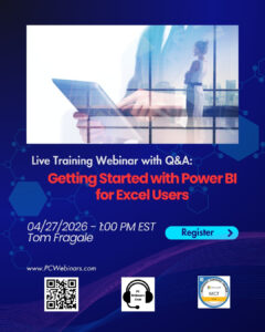 Getting Started with Power BI for Excel Users – 4/27/2026