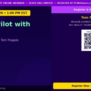 Using CoPilot with Excel - PCWebinars.com