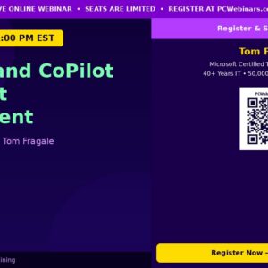 ChatGPT and CoPilot for Project Management - PCWebinars.com
