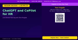 ChatGPT and CoPilot for HR – 9/8/2026