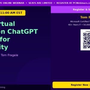 3-Hour Virtual Seminar on ChatGPT & Copilot for Productivity - PCWebinars.com