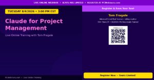 Claude for Project Management – 8/4/2026