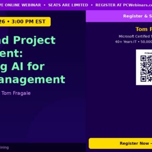 Copilot and Project Management: Leveraging AI for Project Management Excellence - PCWebinars.com