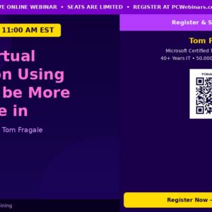 3-Hour Virtual Seminar on Using Claude to be More Productive in Microsoft 365 - PCWebinars.com
