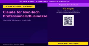 Claude for Non-Tech Professionals/Businesses – 9/15/2026