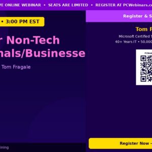 Claude for Non-Tech Professionals/Businesses - PCWebinars.com