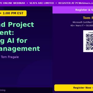 Copilot and Project Management: Leveraging AI for Project Management Excellence - PCWebinars.com