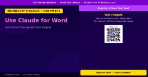 Use Claude for Word – 9/30/2026
