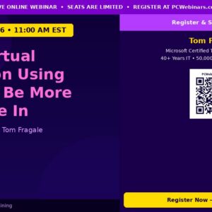 3-Hour Virtual Seminar on Using Claude To Be More Productive In Microsoft 365 - PCWebinars.com