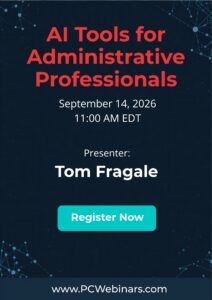 AI Tools for Administrative Professionals – Automate Reports, Emails & Scheduling – 9/14/2026