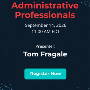 AI Tools for Administrative Professionals - PCWebinars.com