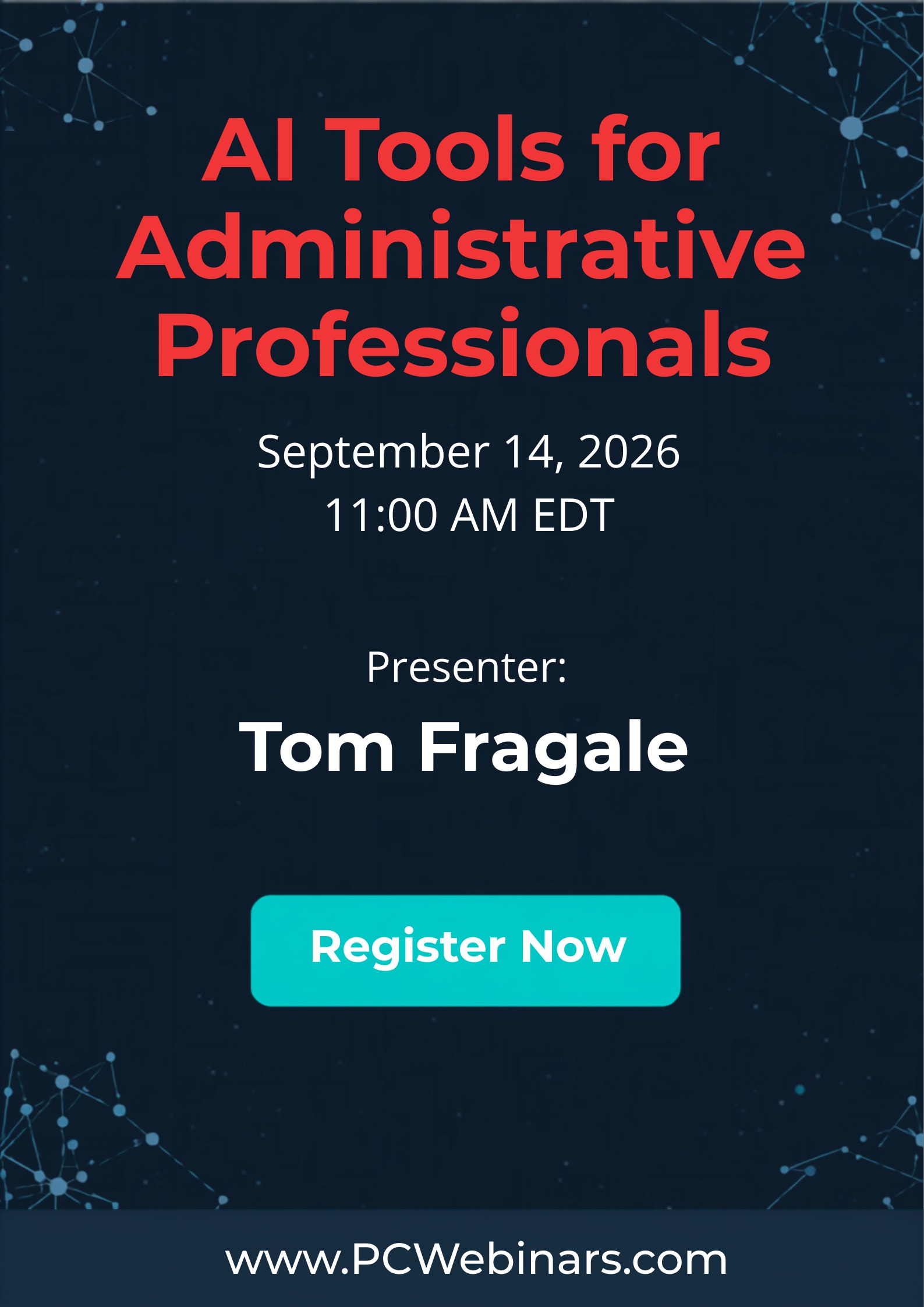AI Tools for Administrative Professionals - PCWebinars.com