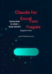 Claude for Excel – 9/8/2026