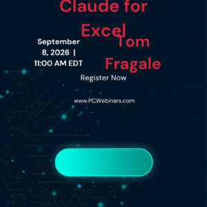 Claude for Excel - PCWebinars.com