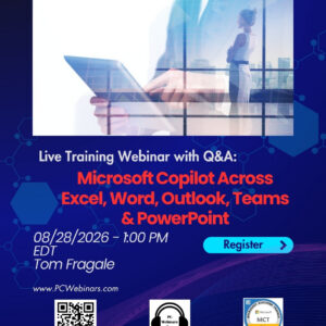 Microsoft Copilot Across Excel, Word, Outlook, Teams & PowerPoint webinar