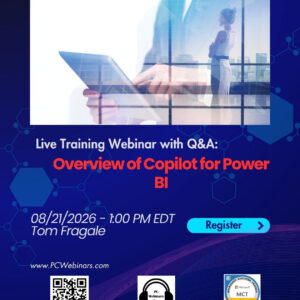 Overview of Copilot for Power BI webinar