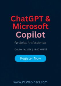 ChatGPT & Microsoft Copilot for Sales Professionals – 10/16/2026