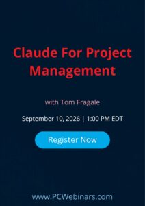 Claude For Project Management – 9/10/2026