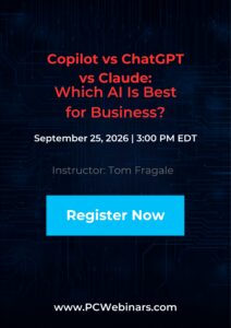 Copilot vs ChatGPT vs Claude: Which AI Is Best for Business? – 9/25/2026