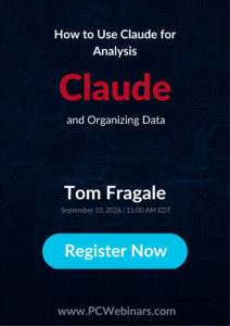 How to Use Claude for Analysis and Organizing Data – 9/10/2026