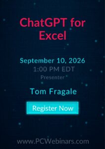 ChatGPT for Excel – 9/10/2026