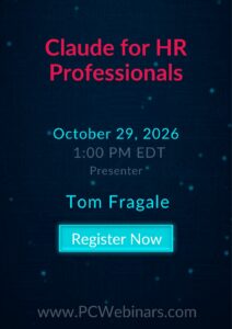 Claude for HR Professionals – 10/29/2026