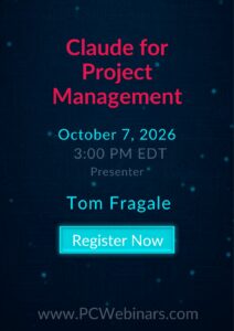 Claude for Project Management – 10/7/2026