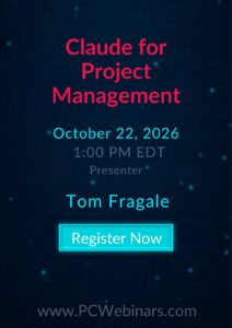 Claude for Project Management – 10/22/2026