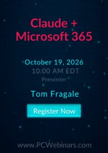 Claude + Microsoft 365 – 10/19/2026