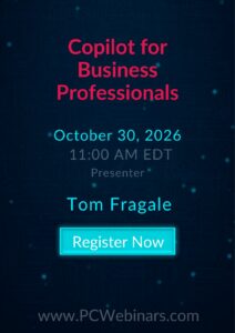 Copilot for Business Professionals – 10/30/2026