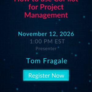 How to use CoPilot for Project Management live webinar with Tom Fragale on November 12, 2026 at 1:00 PM EST